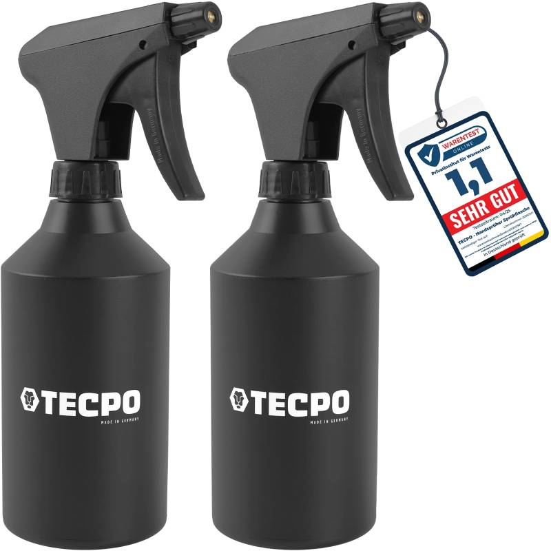 TECPO 2X Handsprüher, 500ml Sprühflasche aus HDPE Handpumpe für Bremsenreiniger von TECPO