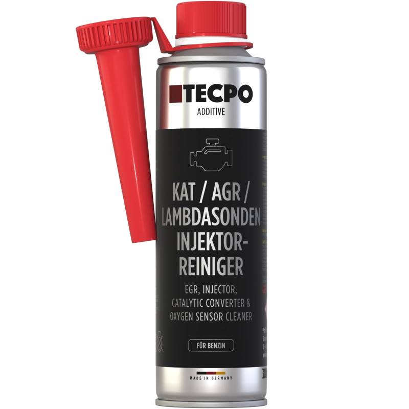 TECPO 300ml Katalysator AGR Lamdasonden Injektor Reiniger Benzin Additiv Zusatz von TECPO