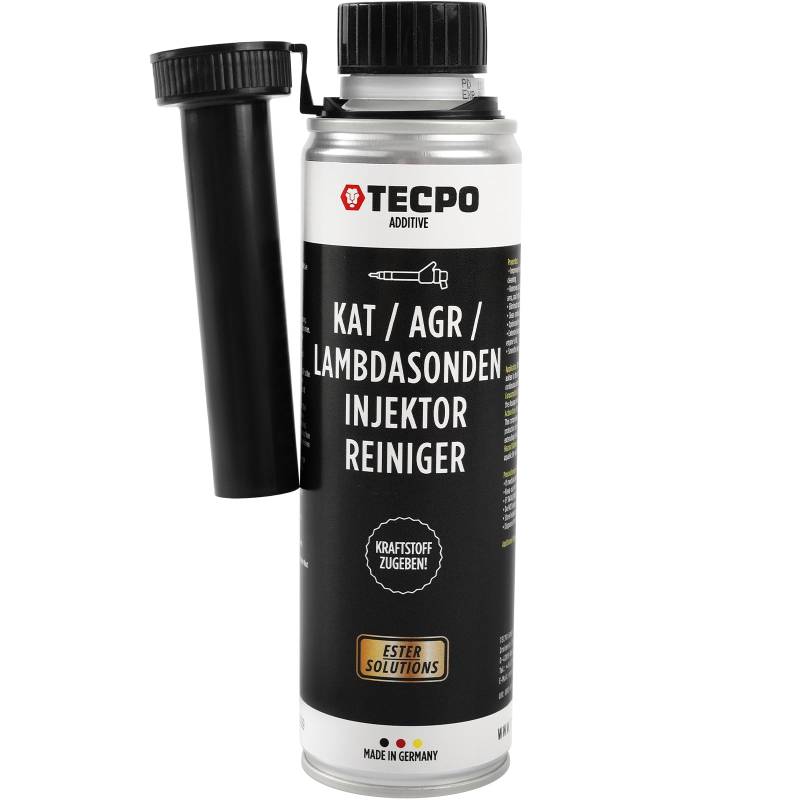 TECPO 300ml Katalysator AGR Lamdasonden Injektor Reiniger Benzin Additiv Zusatz von TECPO