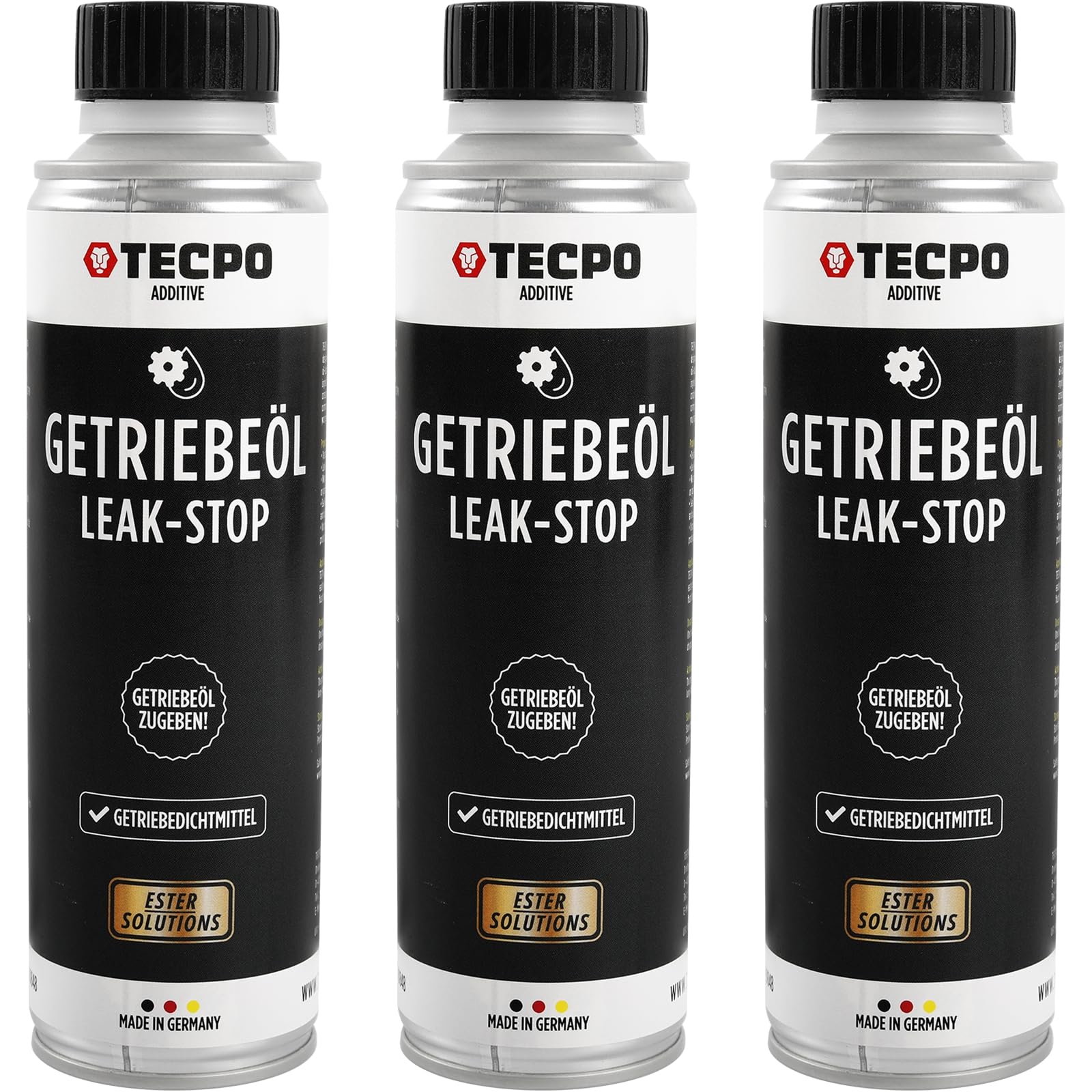 TECPO 3X Dichtungs-Additiv, 300ml Getriebeöl Verlust Stopp - Getriebedichtmittel zum Stoppen von Leckagen und ölgeschmierten Systemen TECPO 3X Dichtungs-Additiv, 300ml Getriebeöl Verlust Stopp - Getriebedichtmittel zum Stoppen von Leckagen und ölgeschmierten Systemen von TECPO