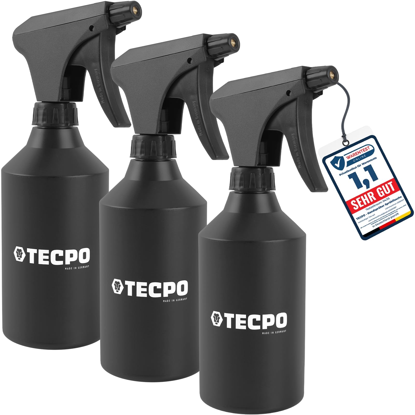 TECPO 3X Handsprüher, 500ml Sprühflasche aus HDPE Handpumpe für Bremsenreiniger TECPO 3X Handsprüher, 500ml Sprühflasche aus HDPE Handpumpe für Bremsenreiniger von TECPO