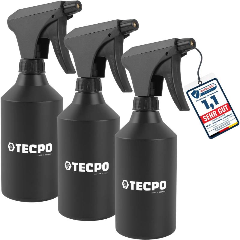 TECPO 3X Handsprüher, 500ml Sprühflasche aus HDPE Handpumpe für Bremsenreiniger von TECPO
