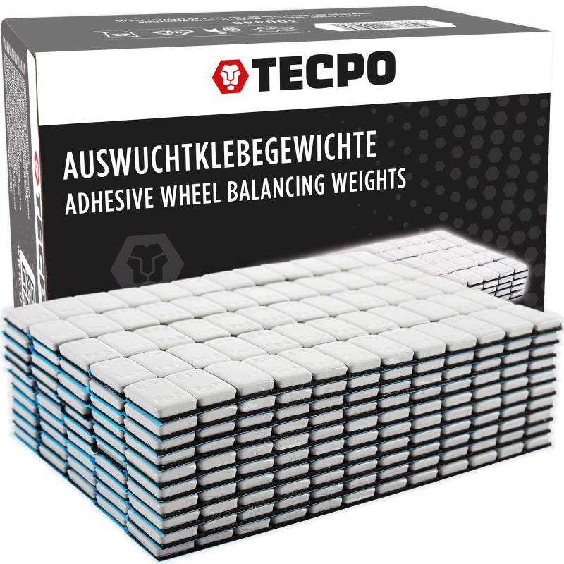 TECPO 50x Klebegewichte 3 kg Kleberiegel Auswuchtgewichte 12x5g Felgen von TECPO