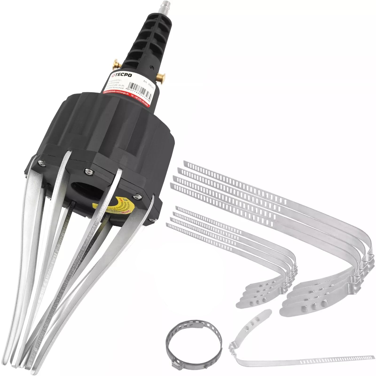 TECPO Achsmanschetten Druckluft Spreizer | 12-TLG. | Klemmschellen Faltenbag | 20-110mm TECPO Achsmanschetten Druckluft Spreizer | 12-TLG. | Klemmschellen Faltenbag | 20-110mm von TECPO