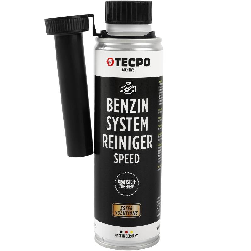 TECPO Benzin-System-Reiniger, 300ml Benzinreiniger Ester Benzin Reiniger Additiv Motor Kraftstoff Motorreiniger Kraftstoffsystemreiniger von TECPO