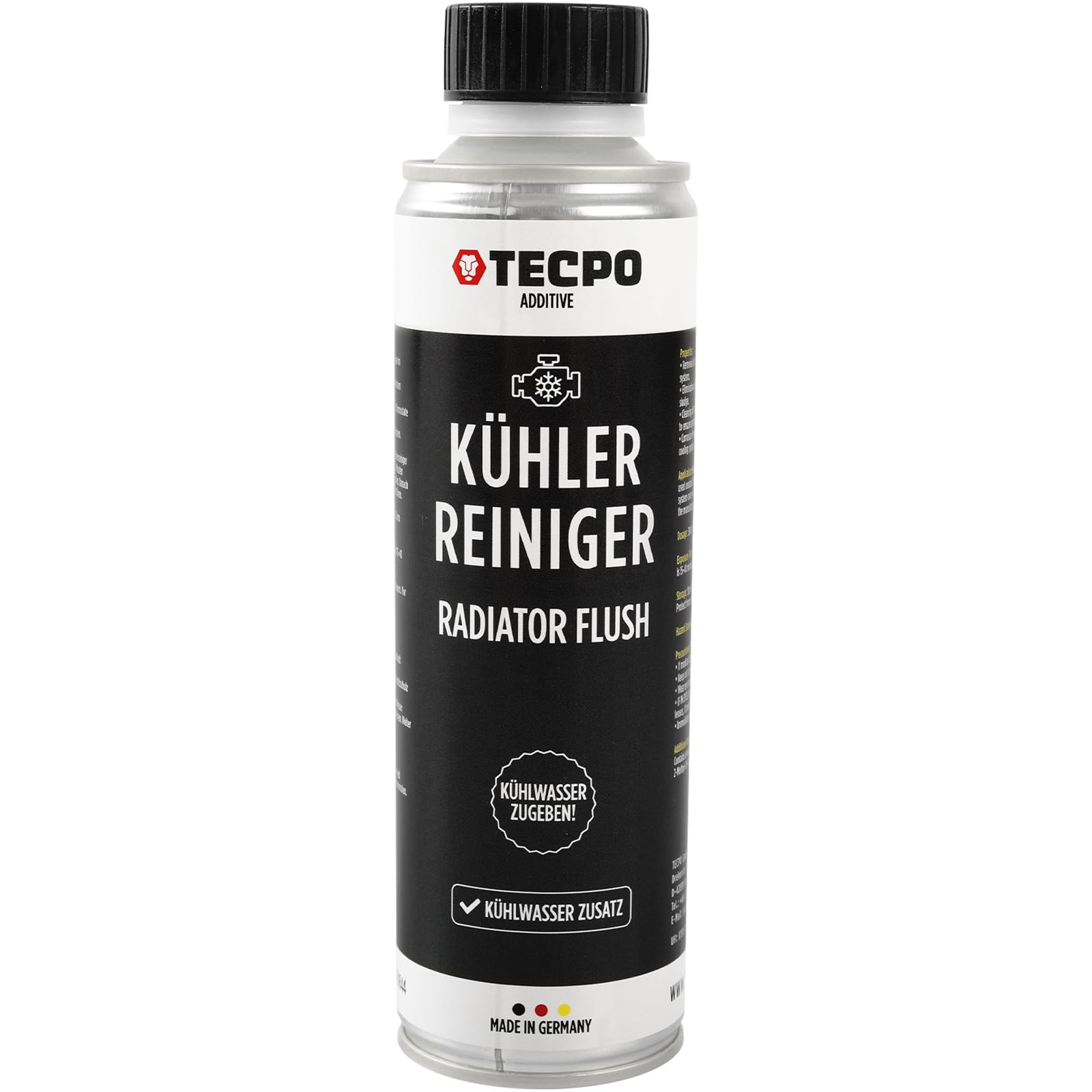 TECPO Kühlerreiniger, 300ml Kühladditiv Kühlsystem Reiniger Radiator Flush TECPO Kühlerreiniger, 300ml Kühladditiv Kühlsystem Reiniger Radiator Flush von TECPO
