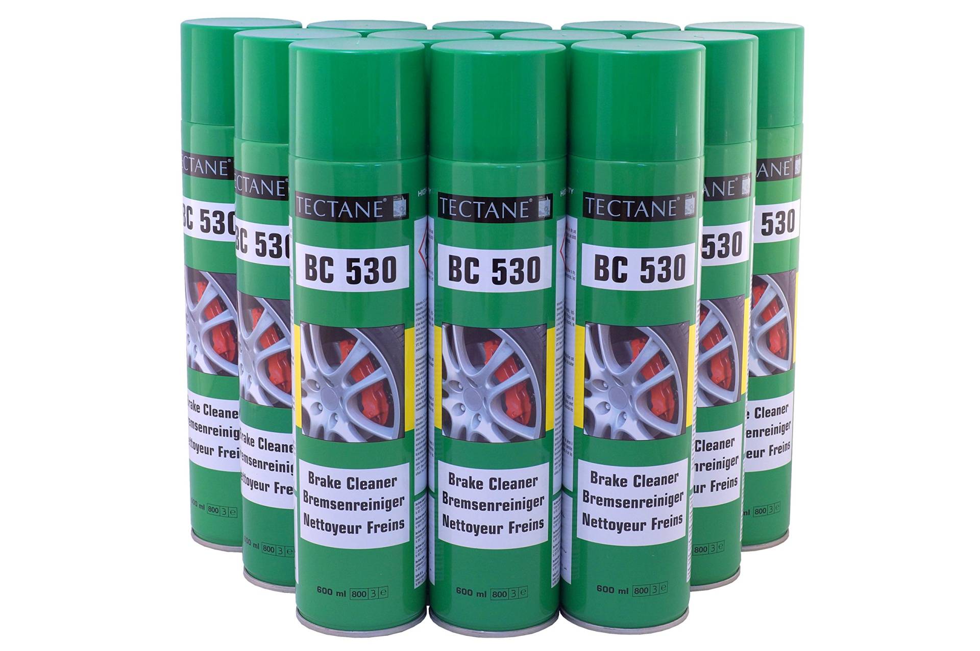 TECTANE Bremsenreiniger BC530 Spray 12x 600ml von TECTANE