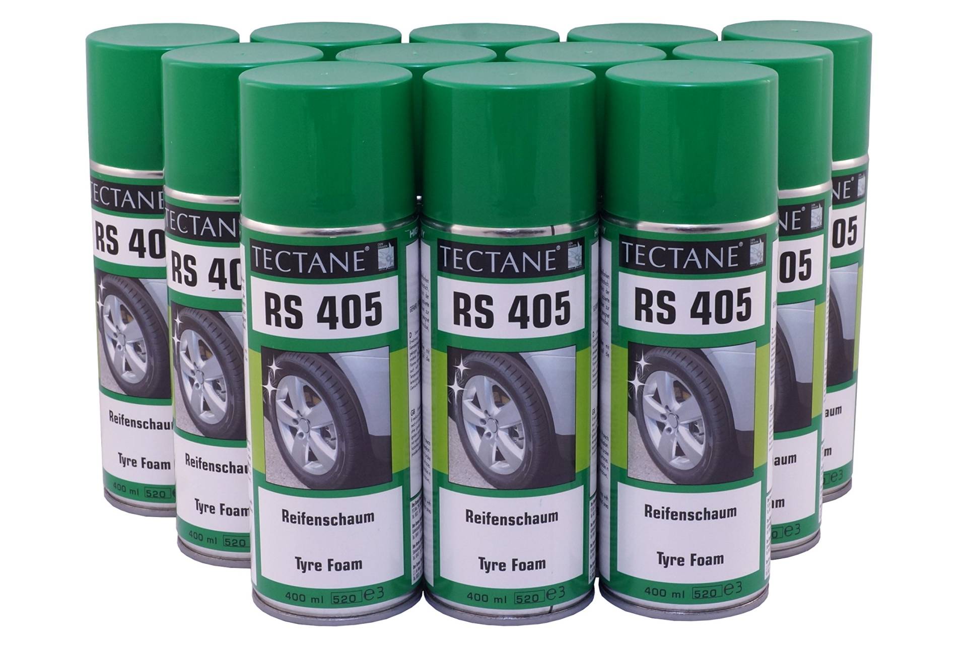 TECTANE Reifenschaum Spray RS405 400ml 12x 400ml TECTANE Reifenschaum Spray RS405 400ml 12x 400ml von TECTANE