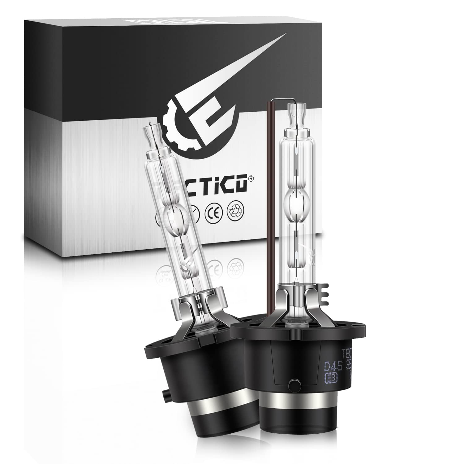 TECTICO D4S Xenon Brenner 35W 4300K Ultra Warmweiß Extreme Vision mehr Helligkeit 12V Auto HID Scheinwerfer Birne Autolampe Lampe, 2 Stücke TECTICO D4S Xenon Brenner 35W 4300K Ultra Warmweiß Extreme Vision mehr Helligkeit 12V Auto HID Scheinwerfer Birne Autolampe Lampe, 2 Stücke von TECTICO