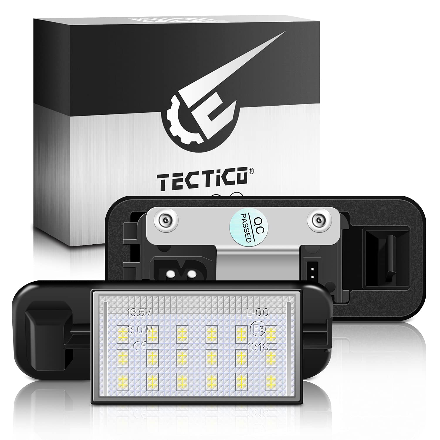 TECTICO LED Kennzeichenbeleuchtung Nummernschildbeleuchtung SMD Kompatibel mit BMW E36 3-Series 318i 318is 318ti 320i 323i 325i 325is 328i 328is M3, 2 Stücke TECTICO LED Kennzeichenbeleuchtung Nummernschildbeleuchtung SMD Kompatibel mit BMW E36 3-Series 318i 318is 318ti 320i 323i 325i 325is 328i 328is M3, 2 Stücke von TECTICO