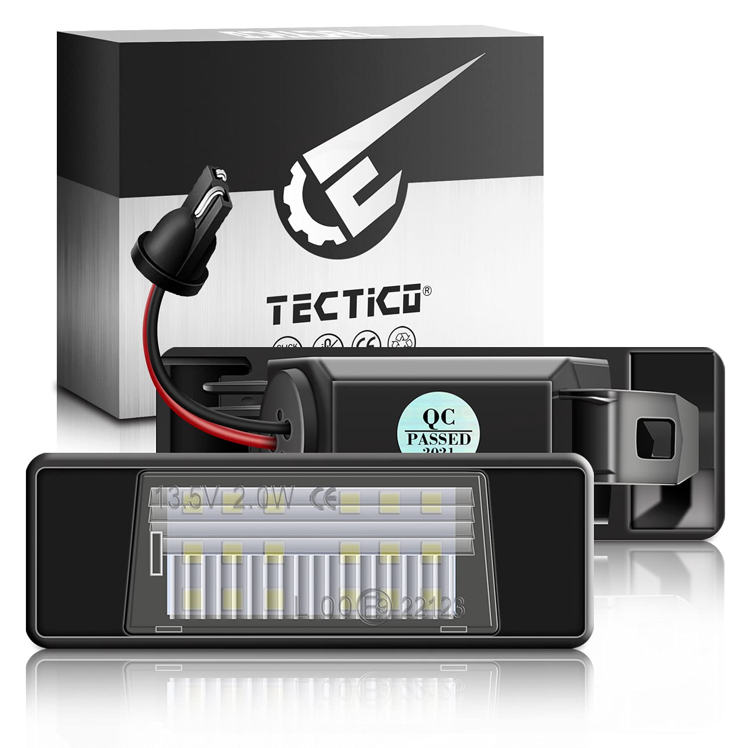 TECTICO LED Kennzeichenbeleuchtung Nummernschildbeleuchtung SMD Ultra Weiß Kompatibel mit Nissan X-Trail Qashqai Pathfinder Primera Juke Teana Versa Armada, 2 Stücke TECTICO LED Kennzeichenbeleuchtung Nummernschildbeleuchtung SMD Ultra Weiß Kompatibel mit Nissan X-Trail Qashqai Pathfinder Primera Juke Teana Versa Armada, 2 Stücke von TECTICO