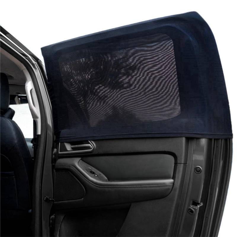 2-Stück Sonnenschutz Auto Baby,mit UV-Schutz und Atmungsaktivität Funktion,Mesh Elastisches Material für die Meisten(99%) Auto,Große SUV,Pickup von TECUUL