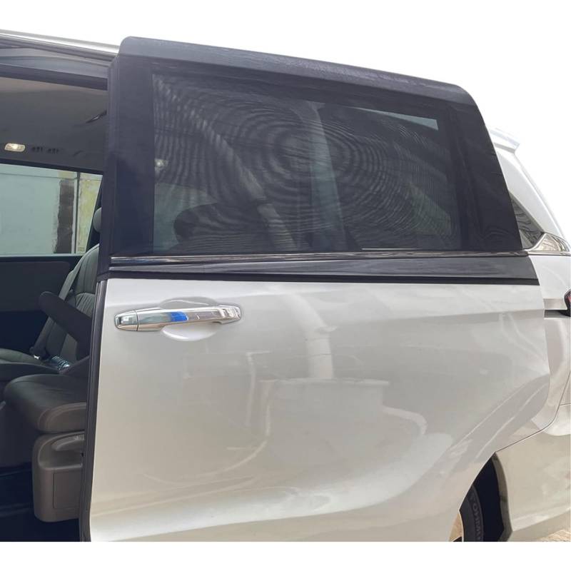 2 Stück Sonnenschutz Auto Mesh für MPV Schiebetür,UV Schutz und Belüftung,Einlagiger Sonnenschutz für große quadratische Auto MPV Van von TECUUL