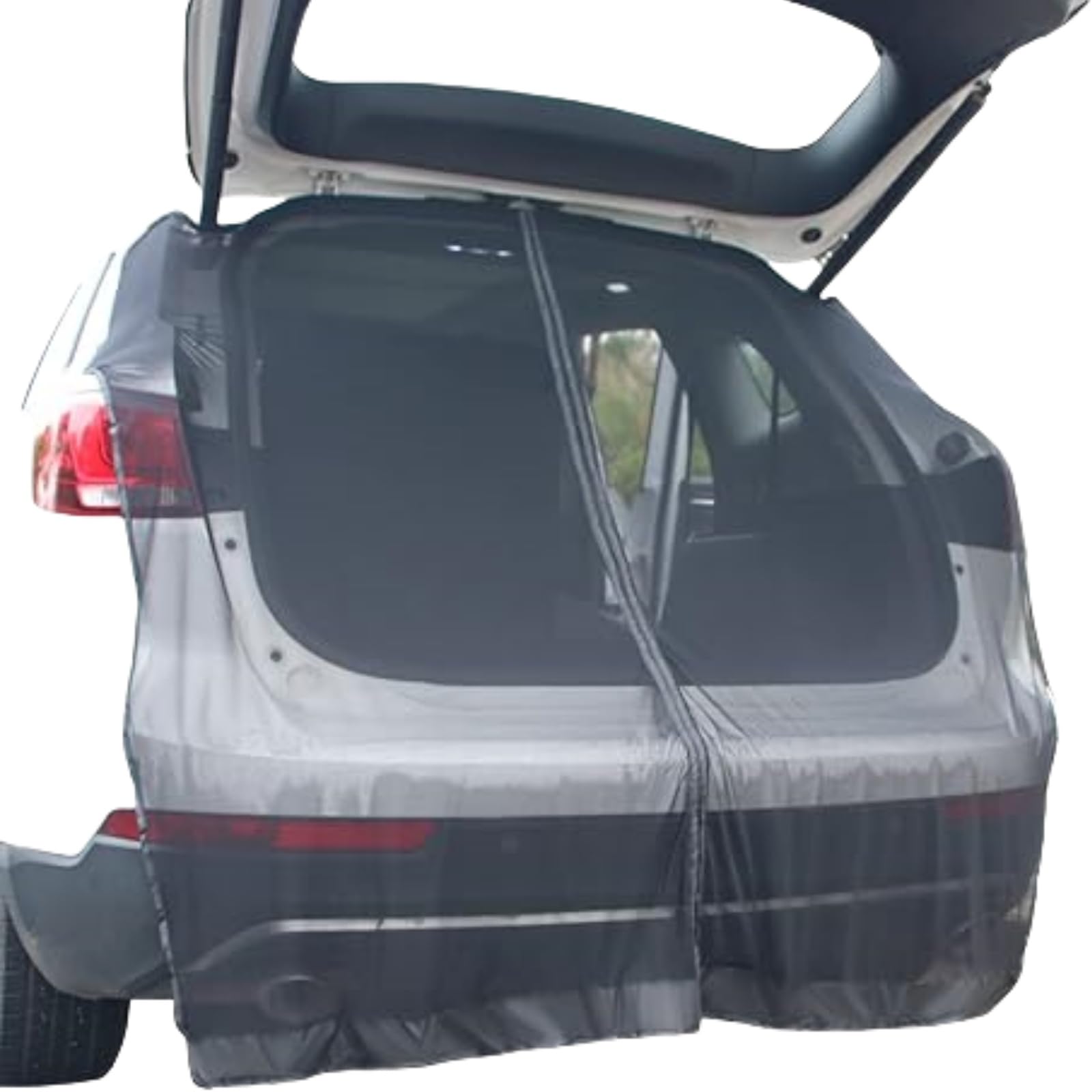 TECUUL Auto Heckklappe Mesh Screen für SUV Sonnenschutz Vorhänge Magnetisch Fliegengitter Schwarz Mesh Moskitonetz für Dach T5 Wohnmobil Wohnwagen Camping Zubehör von TECUUL