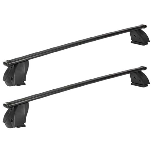 RIC-K1 PRO Stahldachträger für Subaru LEVORG (5-Türer) ab 2014 mit Dach ohne Reling, FIX Point Befestigung - TÜV-GS geprüft von TEMA..