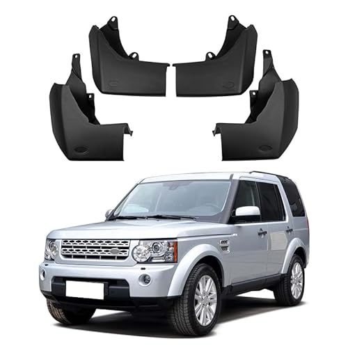 4 Stück Auto-Schmutzfänger für Land Rover Discovery 4 2009-2016, Vorne Hinten Langlebiges Auto-Schmutzfänger Spritzschutz Dustproof Kratzfest von TEMAK