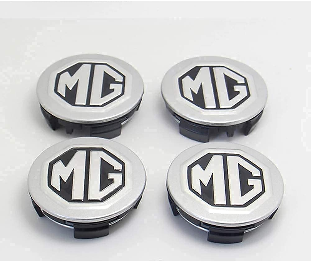 4 Stück Auto Radnabenkappen für MG MG4 2022-2023 Alufelgen ABS mit Logo Nabendeckel Radnabenabdeckung Felgendeckel Reifen Felgen Zubehör Ersatzzubehör,56MM von TEMKIN