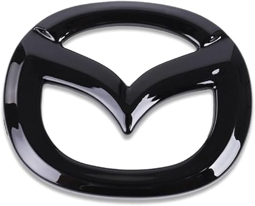 Auto Emblem für Mazda 3 2014-2018,3D Metall Chrom Logo Emblem Badge Aufkleber original Ersatzteil Verschleißteile Kühlergrill Emblem Car Styling,B von TEMKIN