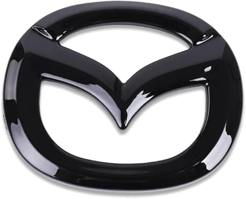 Auto Emblem für Mazda MX-5 2015-2023,3D Metall Chrom Logo Emblem Badge Aufkleber original Ersatzteil Verschleißteile Kühlergrill Emblem Car Styling,B von TEMKIN