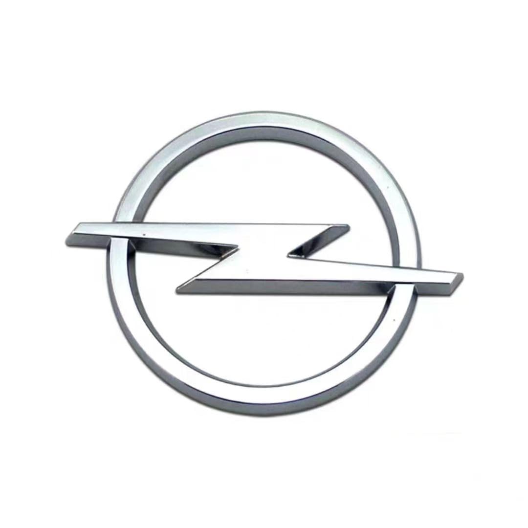 Auto Emblem für Opel Astra K 2015-2021,3D Metall Chrom Logo Emblem Badge Aufkleber original Ersatzteil Verschleißteile Kühlergrill Emblem Car Styling,B von TEMKIN