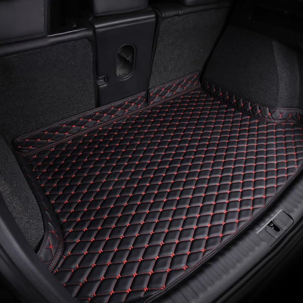 Auto Leder Kofferraummatten für Audi A5 Sportback 2016-2023 Kofferraum Innenmatte Schutzmatten Zubehör,A von TEMKIN