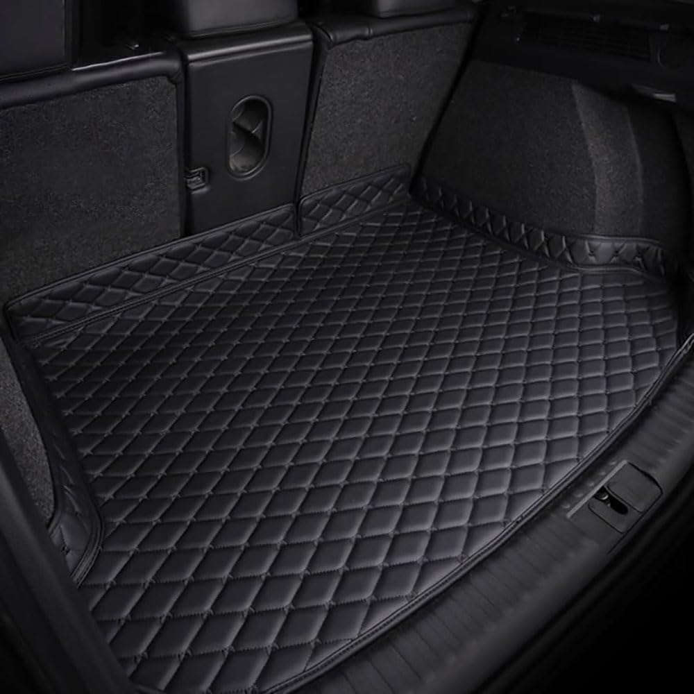 Auto Leder Kofferraummatten für Audi A5 Sportback 2016-2023 Kofferraum Innenmatte Schutzmatten Zubehör,F von TEMKIN