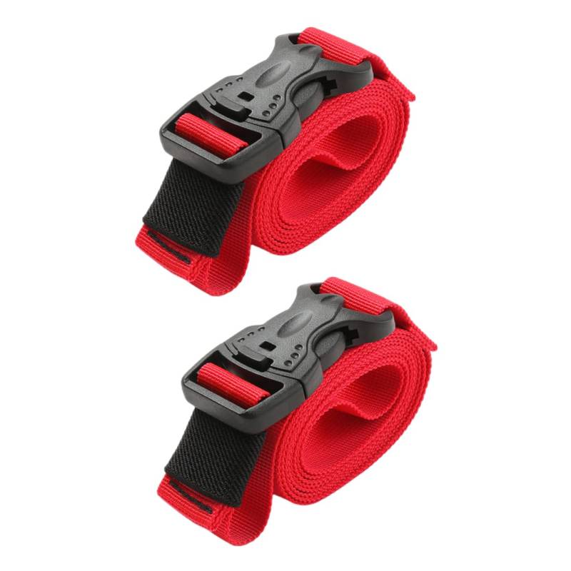 TEMPNAP 2Stücke Gepäckriemen Nylon mit Schnellverschluss Multifunktionale Bindegurte für Koffer Verstellbar Langlebig für Reisen Camping von TEMPNAP