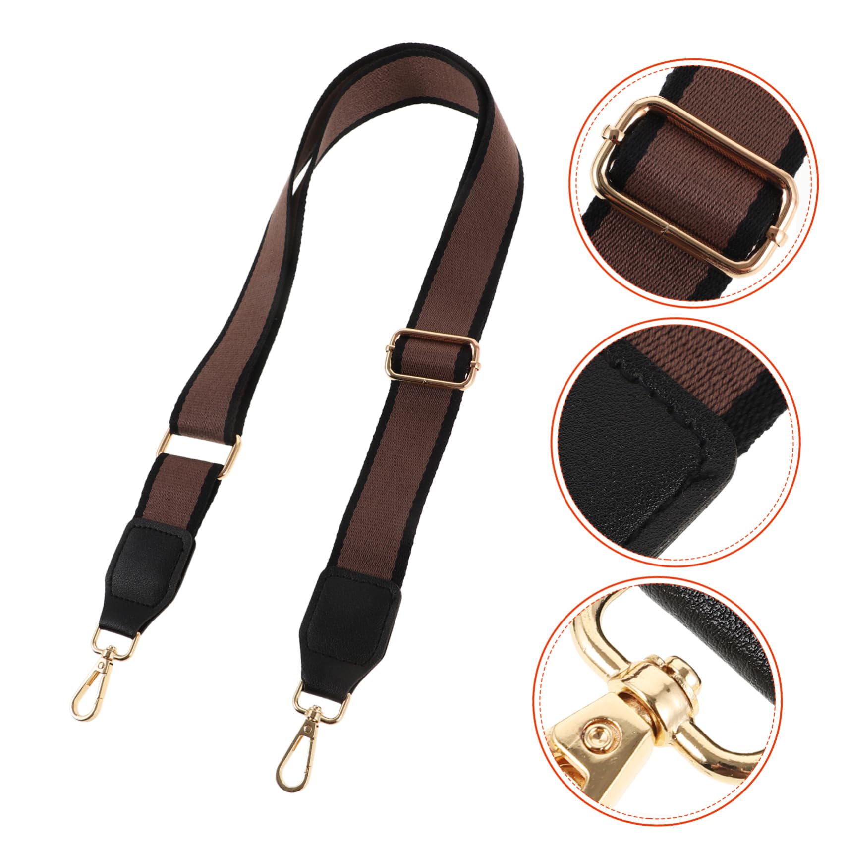 TEMPNAP Verstellbarer Schultergurt für Damen Handtaschen Umhängetaschen Gurt Stilvoller Geldbörsen Ersatzriemen Langlebig Passend für Verschiedene Outfit TEMPNAP Verstellbarer Schultergurt für Damen Handtaschen Umhängetaschen Gurt Stilvoller Geldbörsen Ersatzriemen Langlebig Passend für Verschiedene Outfit von TEMPNAP