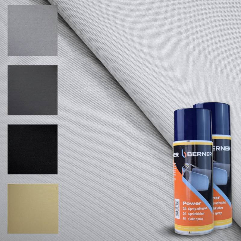 TENDAGGIMANIA Dachhimmel Stoff Kit +2 Kleber Spray für hohe Temperatur, Farbe EIS 1450 - MASSNAHME: L.2,5 MT X H.1,5 MT - Muster: Nido d'Ape von TENDAGGIMANIA