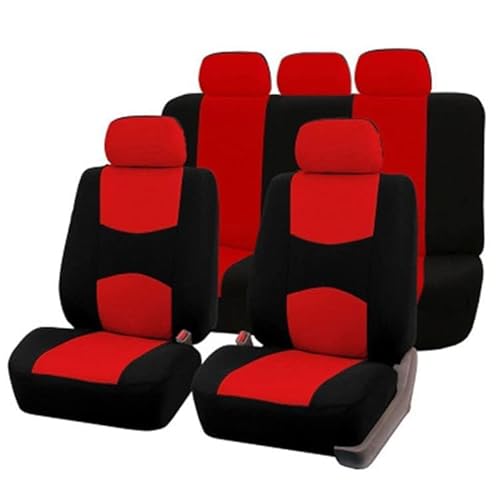 TENREV Auto Autositzbezüge Set für Mazda CX-30 2019 2020 2021,5-Sitzer Sitzbezüge-Set Sitzbezug Auto Vordersitze und Rücksitze,A/Red von TENREV