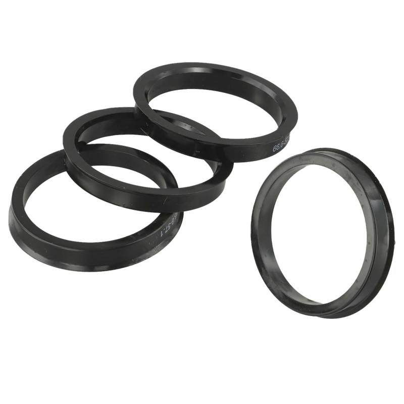 Zentrierringe,Hub Zentrierungsringe 4 stücke Auto Hub Centric Ringe Auto Rad Bohrung Zentrum Kunststoff Spacer Ring 66,6-57,1 Rad Hub Ring Auto Zubehör von TENVORA
