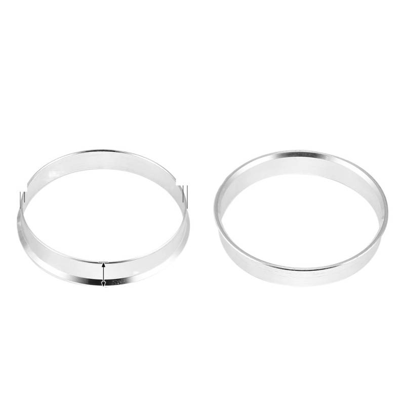 Zentrierringe,Hub Zentrierungsringe 4 stücke OD 56,1mm 57,1mm 63,4mm zu ID 54,1mm 56,1mm 64,1mm Auto Hub Ringe Rad Bohrung Zentrum Spacer Aluminium Legierung(56.1mm to 54.1mm) von TENVORA