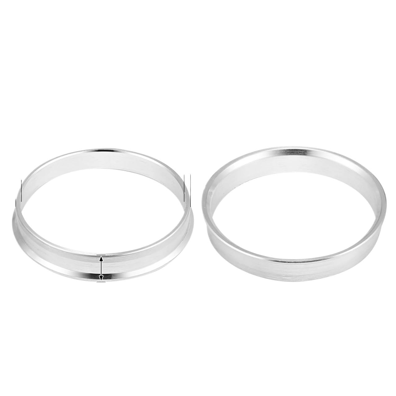 Zentrierringe,Hub Zentrierungsringe 4 stücke OD 56,1mm 57,1mm 63,4mm zu ID 54,1mm 56,1mm 64,1mm Auto Hub Ringe Rad Bohrung Zentrum Spacer Aluminium Legierung(60.1mm to 56.1mm) von TENVORA