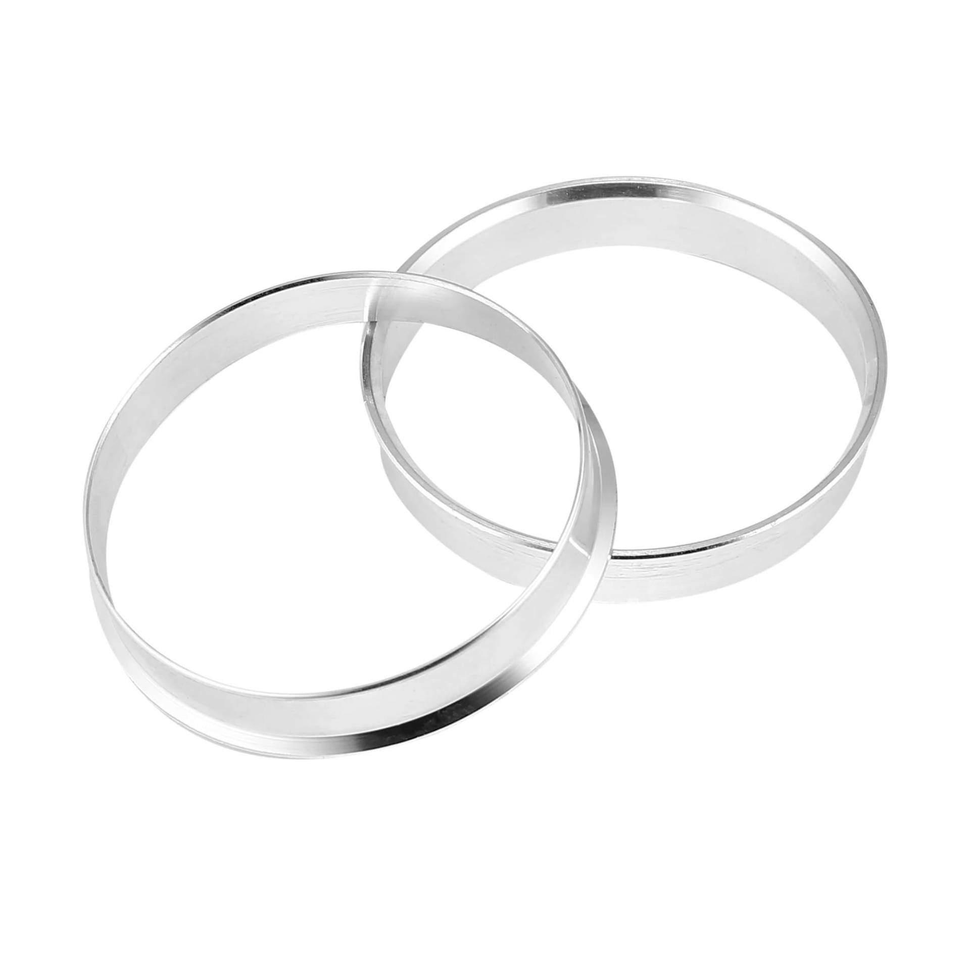 Zentrierringe,Hub Zentrierungsringe 4 stücke OD 56,1mm 57,1mm 63,4mm zu ID 54,1mm 56,1mm 64,1mm Auto Hub Ringe Rad Bohrung Zentrum Spacer Aluminium Legierung(63.4mm to 57.1mm) von TENVORA