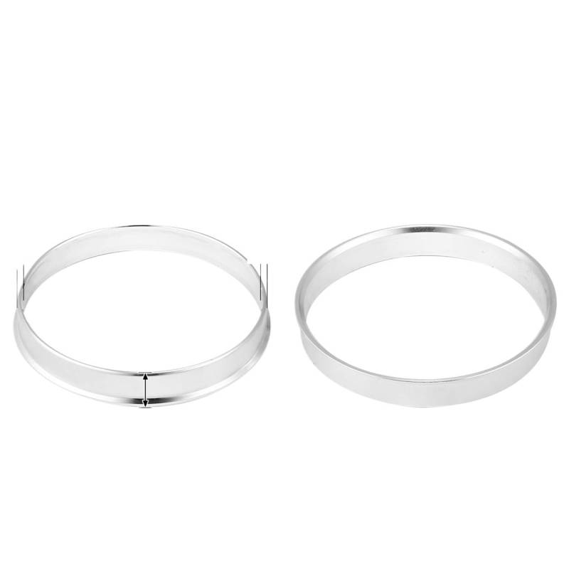 Zentrierringe,Hub Zentrierungsringe 4 stücke OD 56,1mm 57,1mm 63,4mm zu ID 54,1mm 56,1mm 64,1mm Auto Hub Ringe Rad Bohrung Zentrum Spacer Aluminium Legierung(67.1mm to 64.1mm) von TENVORA