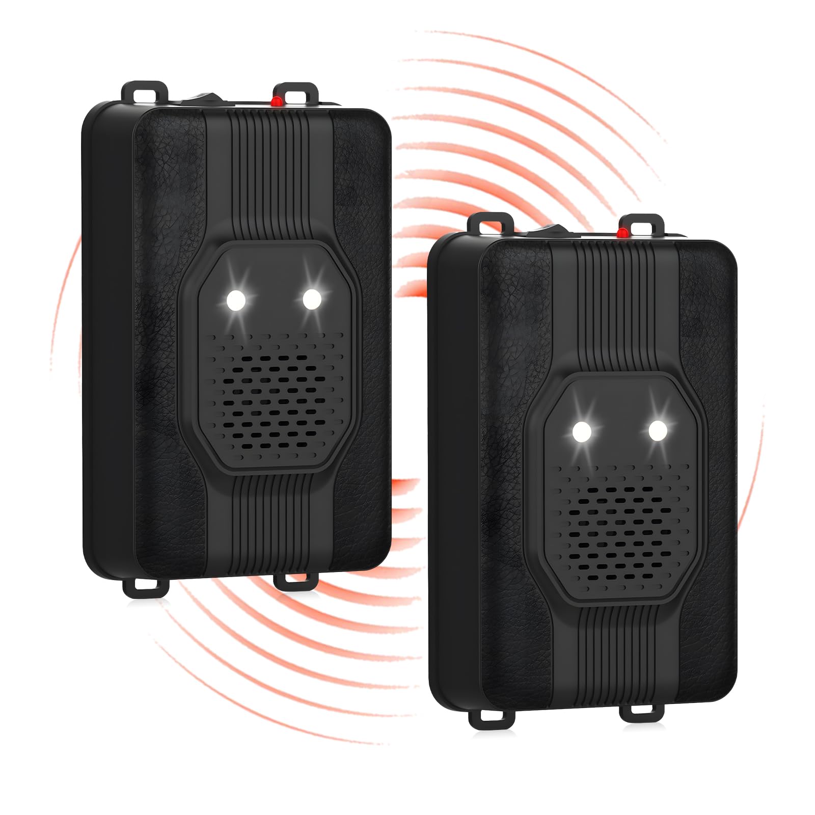 TEOV 2 Stück Marderschreck Ultraschall mit LED Blitzlicht, Anwendungsbereich ca. 40-50m², Flexible Stromversorgung, für Motorraum, Haus, Garten oder Dachboden TEOV 2 Stück Marderschreck Ultraschall mit LED Blitzlicht, Anwendungsbereich ca. 40-50m², Flexible Stromversorgung, für Motorraum, Haus, Garten oder Dachboden von TEOV