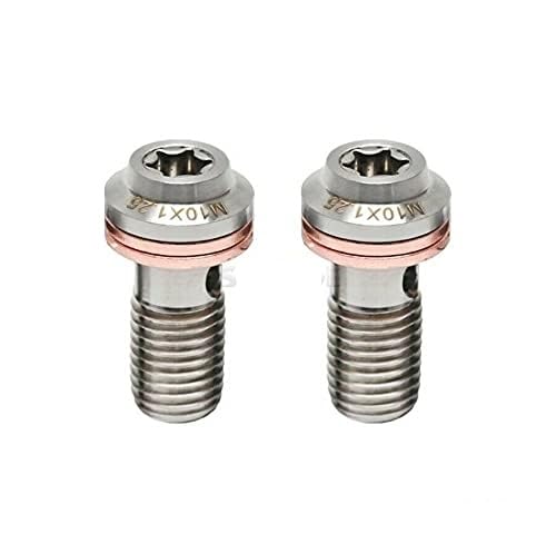 TERAM LOISIRS Banjo Edelstahl Torx M 10 x 1,25 + 2 Dichtungen für Hauptzylinder und Bremssattel TERAM LOISIRS Banjo Edelstahl Torx M 10 x 1,25 + 2 Dichtungen für Hauptzylinder und Bremssattel von TERAM LOISIRS