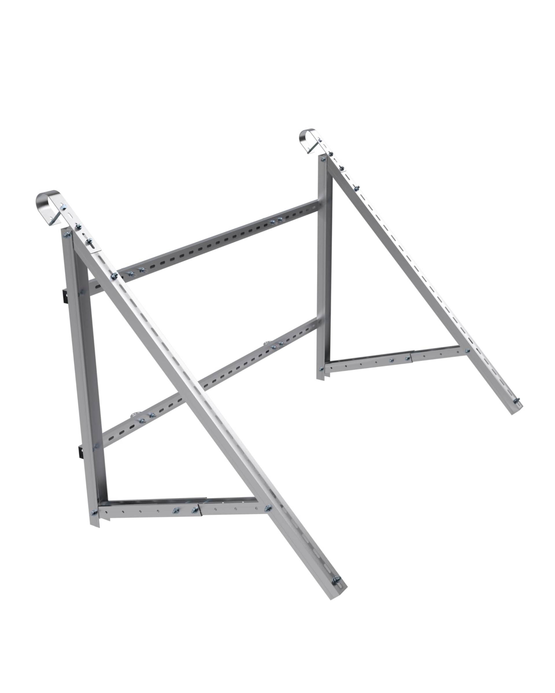 HSI Modul Halterung Balkonkraftwerk - Aluminium Balkonkraftwerk Halterung mit flexibler Winkeleinstellung, Stabil gegen Wind und Schneelast, Einfache Installation HSI Modul Halterung Balkonkraftwerk - Aluminium Balkonkraftwerk Halterung mit flexibler Winkeleinstellung, Stabil gegen Wind und Schneelast, Einfache Installation von TERGATO