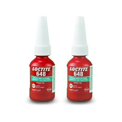 Teroson/loctite 2x 10 ml 648 Fügeklebstoff fluoreszierend von TEROSON/LOCTITE