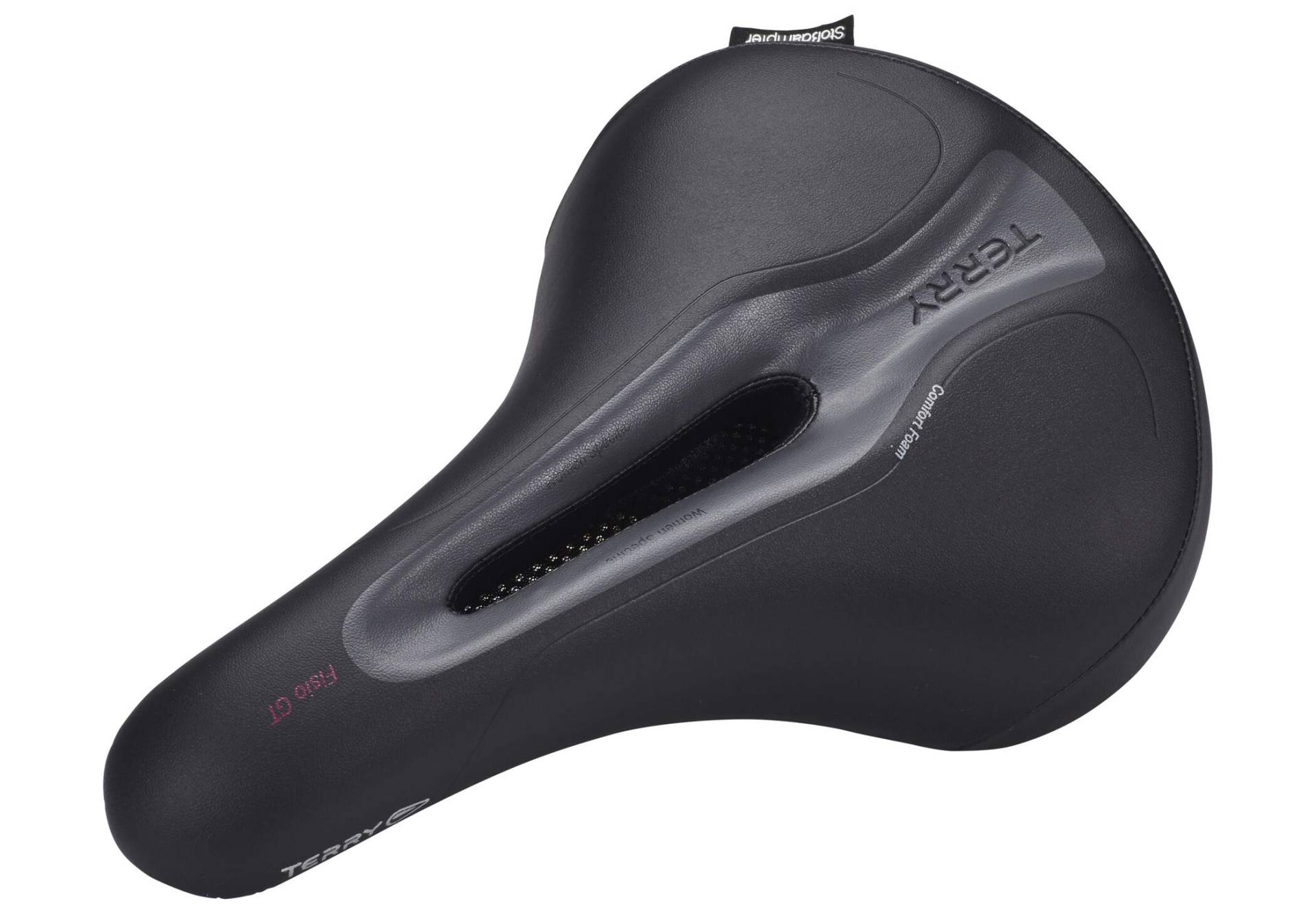 Terry Fisio GT Woman Sattel mit Light FeC Stahl-Gestell und DuraLux Microfiber Obermaterial in der Farbe Schwarz, Sitzbreite: 9cm - 12cm, 423 001 62 Terry Fisio GT Woman Sattel mit Light FeC Stahl-Gestell und DuraLux Microfiber Obermaterial in der Farbe Schwarz, Sitzbreite: 9cm - 12cm, 423 001 62 von TERRY