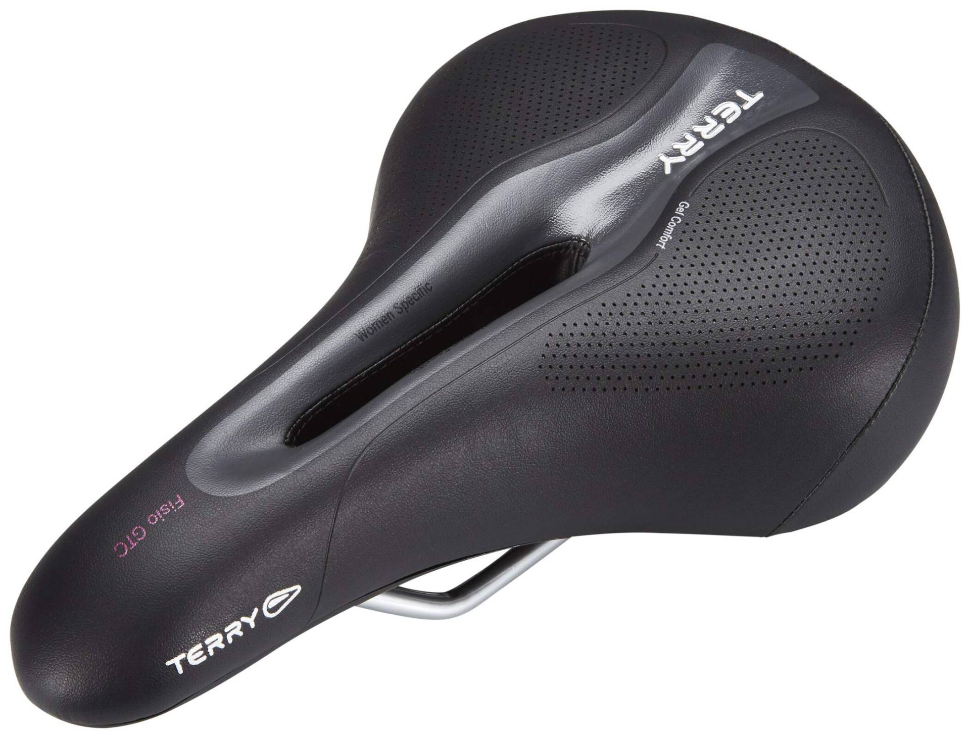 Terry Fisio GTC Gel Touring Woman Sattel mit Light FeC Stahl-Gestell und ClimaVent Obermaterial in der Farbe Schwarz, Sitzbreite: 9cm - 12cm, 423 001 53 Terry Fisio GTC Gel Touring Woman Sattel mit Light FeC Stahl-Gestell und ClimaVent Obermaterial in der Farbe Schwarz, Sitzbreite: 9cm - 12cm, 423 001 53 von TERRY