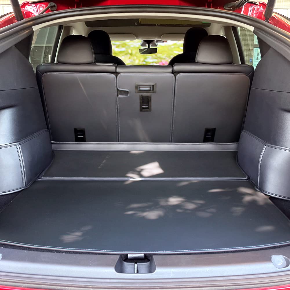 TESBEAUTY Cargo Liner Cargo-Matten für Tesla Model Y 5-Sitzer Kofferraummatten Fußmatten 7 Stück Allwetter-Tesla-Sitze aus Leder, Kratzfest, Leder, Kratzfest TESBEAUTY Cargo Liner Cargo-Matten für Tesla Model Y 5-Sitzer Kofferraummatten Fußmatten 7 Stück Allwetter-Tesla-Sitze aus Leder, Kratzfest, Leder, Kratzfest von TESBEAUTY