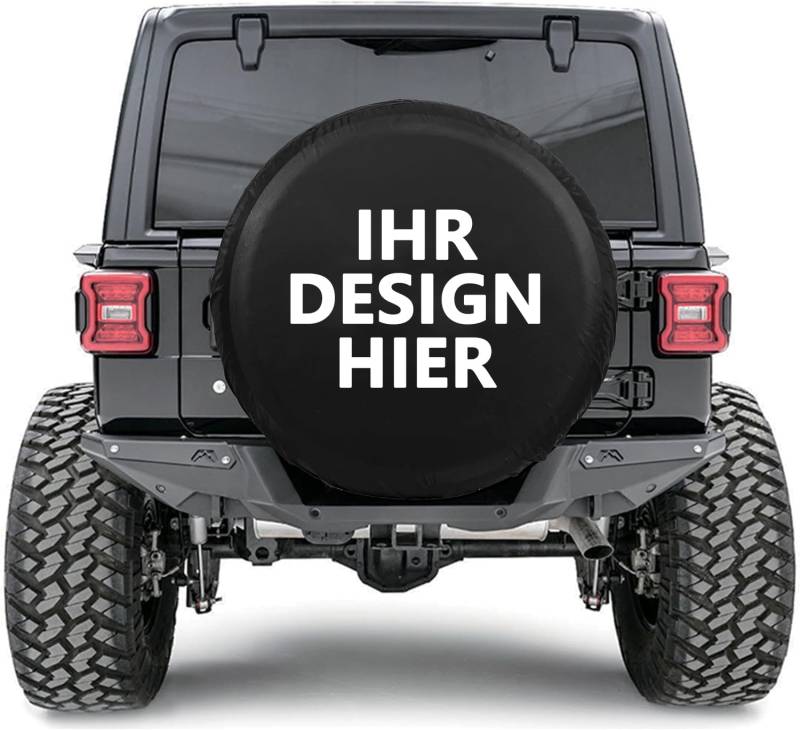 Personalisierte Reifenabdeckung mit eigenem Foto - maßgeschneiderte Radabdeckung - wasserdicht, staubdicht, UV-beständig - für SUV, Wohnmobil, Anhänger von TESFANS