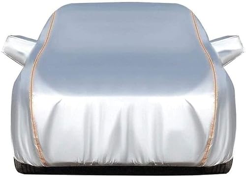 vollgarage Abdeckung Autoabdeckung Für Audi A1 A2 A3 A4 A4L A5 A6 A6L A7 A8 A8L | wasserdichte Frostschutz-Autoabdeckung Kratzfeste Sonnenschutzplane Fürs Auto (Color : Silver, Size : A1) von TESHY