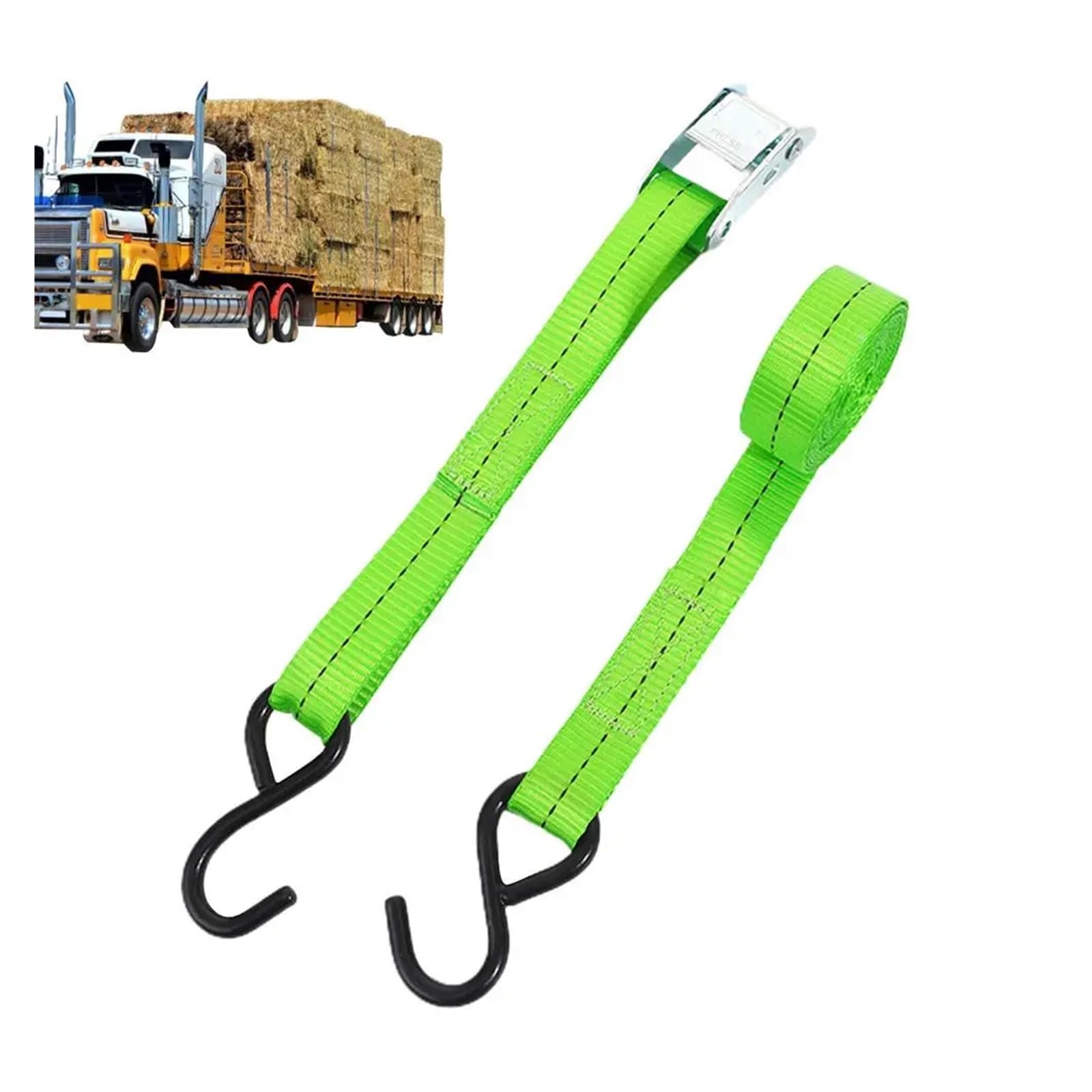 Zurrgurt, Spanngurte, Zurrgurte fürs Auto, 5 m, Ratschengurt-Seilspanner, wasserdichte LKW-Gurte, verschleißfestes Gurtband, robuste Frachtgurte(E) von TETEOM