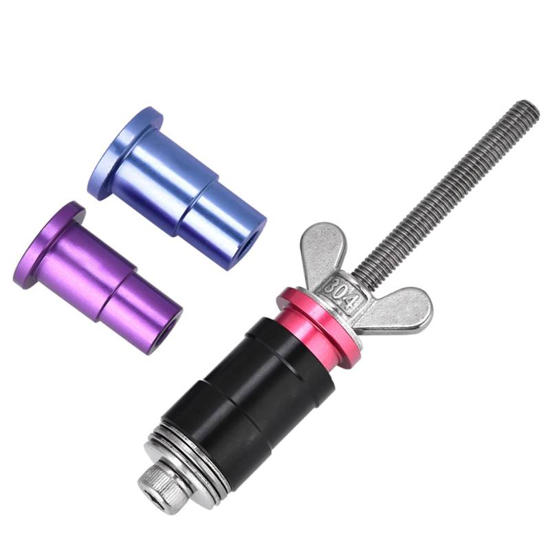 TEUOPIOE Rear Shock Bushing Removal and Installation Tool DU Eyelet Press Kit for Rear Suspension Maintenance Compatible with Most Mountain Bike Shock Systems Ideal for Cyclists von TEUOPIOE