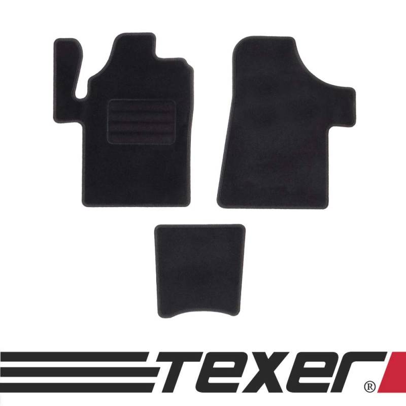 TEXER Textil Fußmatten Passend für Mercedes-Benz Vito II W639 Bj. 2003-2014 Basic von TEXER