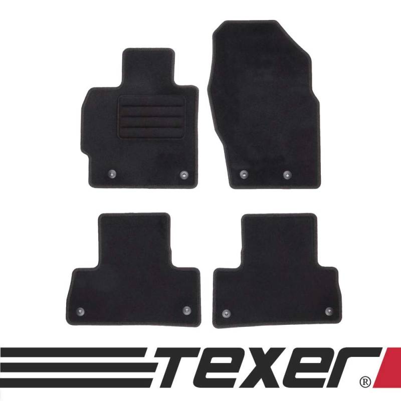 TEXER Textil Fußmatten Passend für Mazda CX-7 nur Diesel Bj. 2009-2012 Basic von TEXER