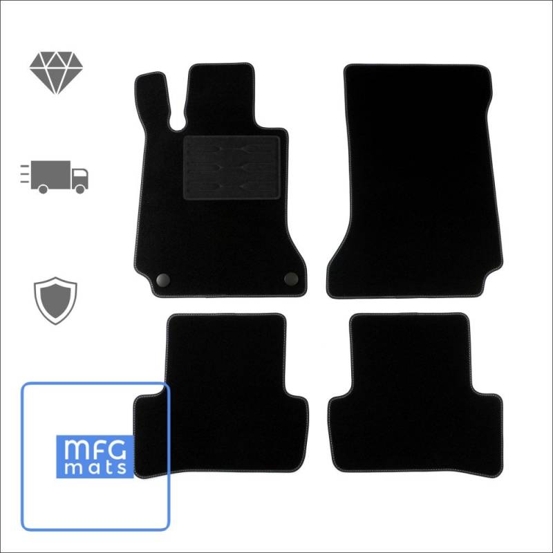 Carbon CARMAT Fussmatten MB/C204Y07/K/C2723B von TEXER