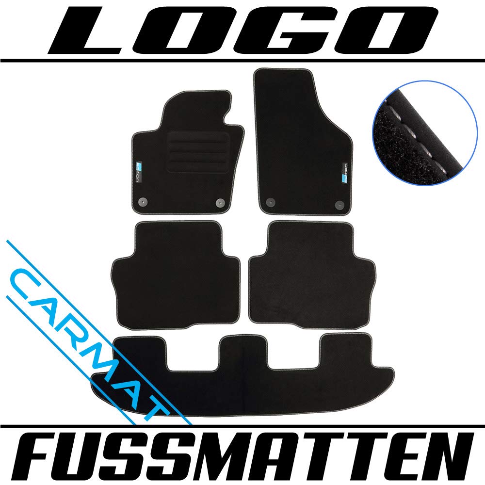 TEXER CARMAT Fussmatten mit Logo WW/SH7Y10/L/B TEXER CARMAT Fussmatten mit Logo WW/SH7Y10/L/B von TEXER